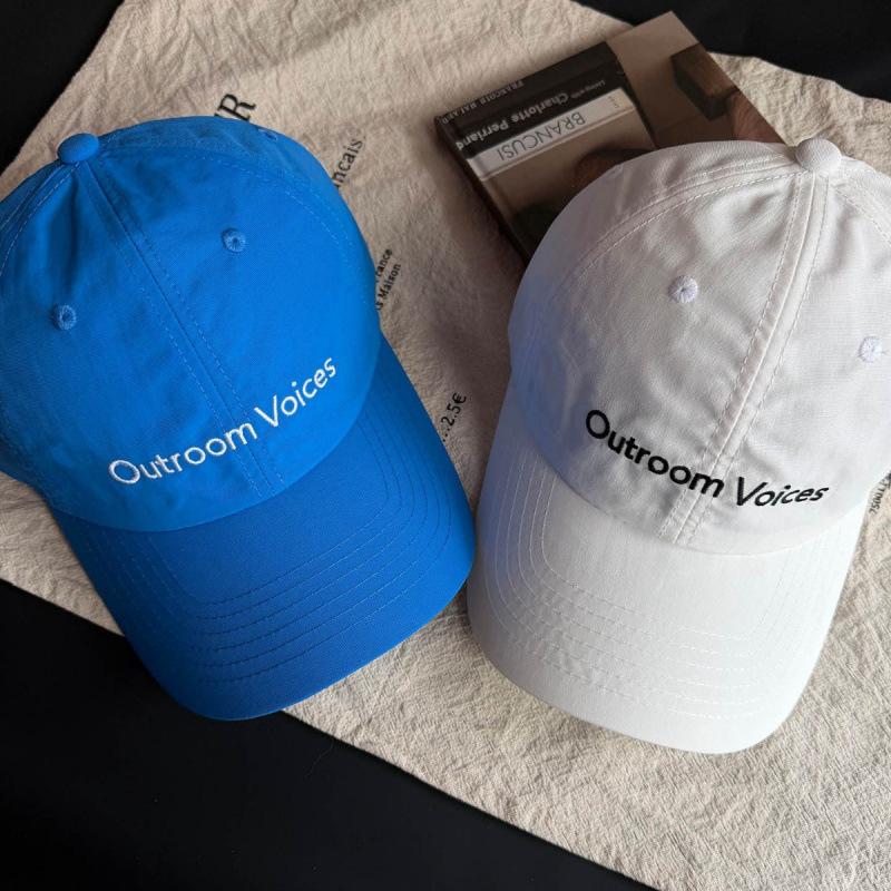 Summer Thin Embroidered Letter Quick-Drying Baseball Cap Men'S And Women'S Outdoor Sunshade Big Head Circumference Cap
