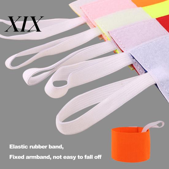 Sports Armband Adult Squad Armbands Highly Elasticity Non-slip Adjustable Good Visibility Football Training Team Supply