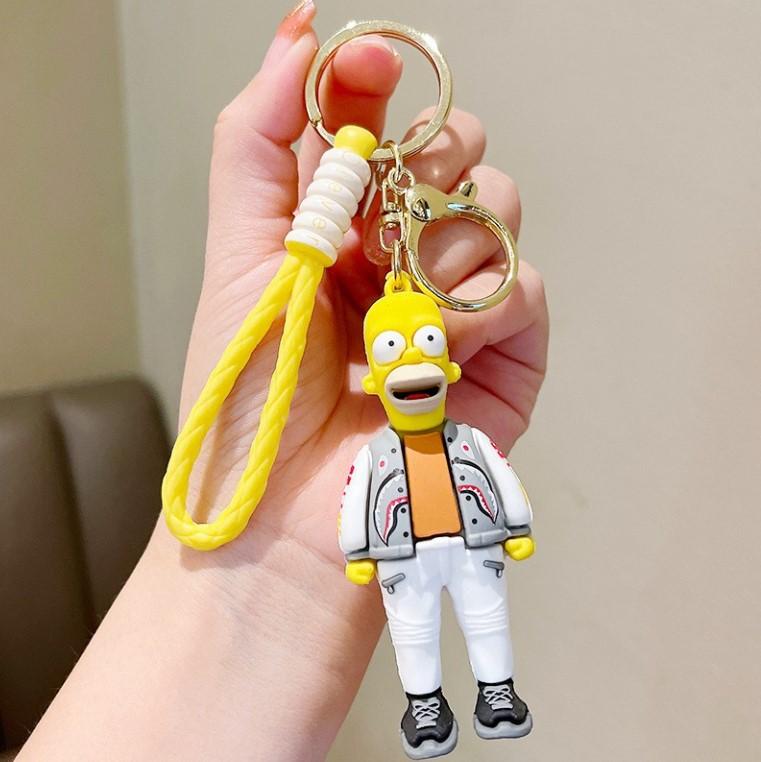 Гомер Симпсон брелок Homer Simpson милый брелок  на ключи, на сумку 7,7см