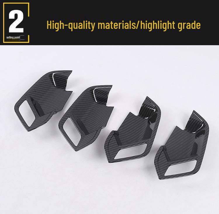 2019 Q3 Interior Door Bowl Handle Cover Sticker for Car Interior Decoration