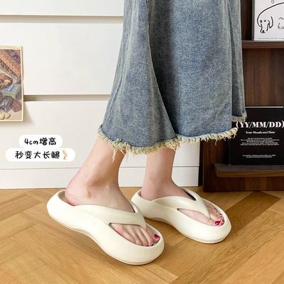 Летняя мода Новые повседневные женские шлепанцы из ЭВА