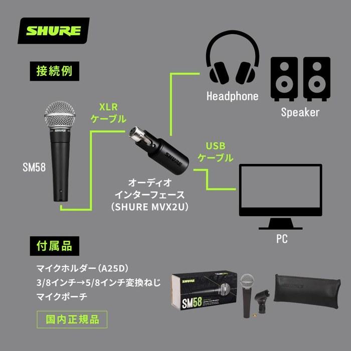 Динамический микрофон SHURE SM58-LCE: Без выключателя, Кардиоидный, XLR, Вокальный, Живое выступление, Запись, DTM, Микрофон (1 счет)
