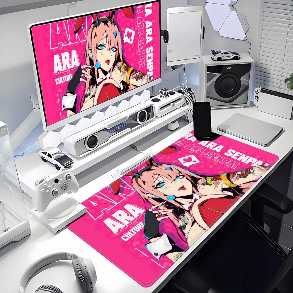 Япония Аниме Darling In The Fran Резиновая Коврик для Мыши Ноутбук Офис Длинные Коврики для Стола Кавайный Зеро Два ПК Геймер Клавиатура Скорость HYBXAXC