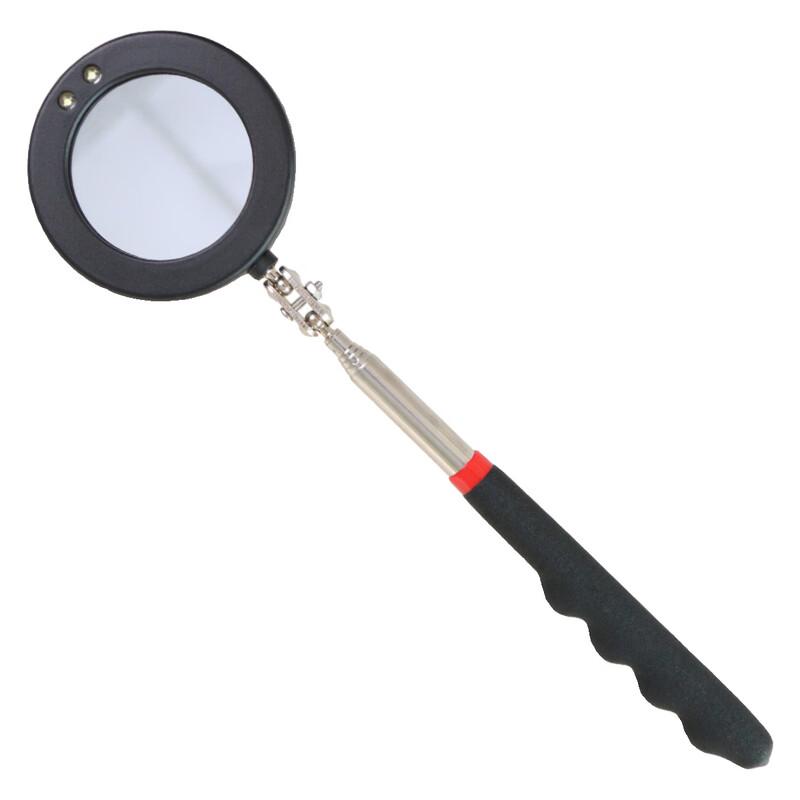 Noshuer Universal Folding Telescopic Inspection Mirror with LED Light