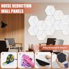 12Pcs Soundproof Wall Panel Self-Adhesive Sound Absorbing High Density Thick Acoustic Foam Panel Home Studio Noise Reduction Wall Panel