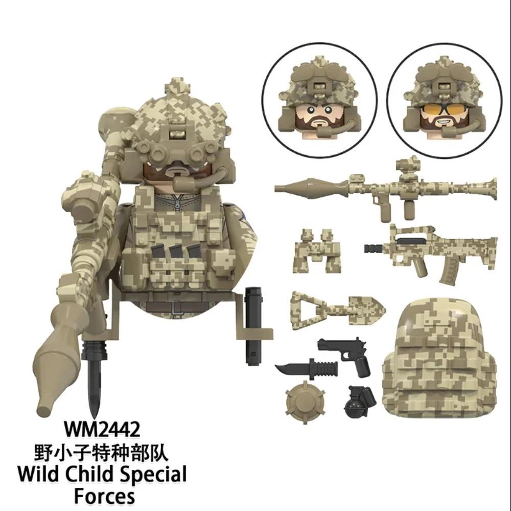 WM6147 WM6168 Серия «Военные» SWAT Специальные силы Строительные блоки Коммандос Солдат Городская полиция Кепка Мини Экшн-фигурка Игрушки