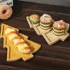 New Wooden Christmas Decoration Tray Tree Hat Shape Multi grid Dessert Board Washable Tree Appetizer Platter Household
