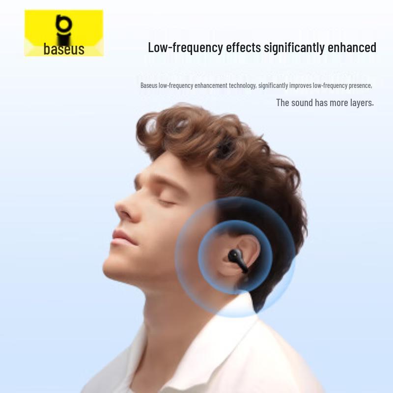 Baseus AS01 Ear-Clip Open-Ear True Wireless Bluetooth Earphones