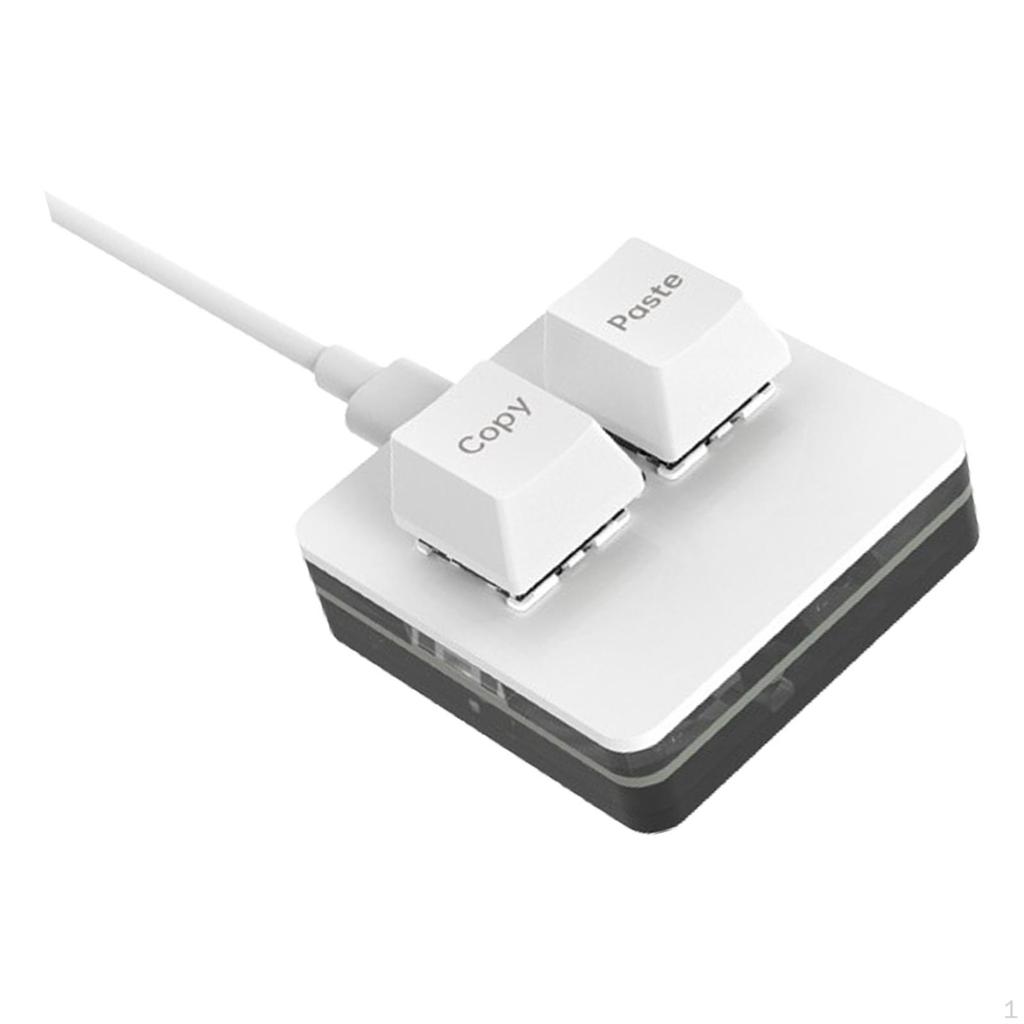 Copy and Paste 2 Key Keyboard Mechanical Gaming Type C Programming for