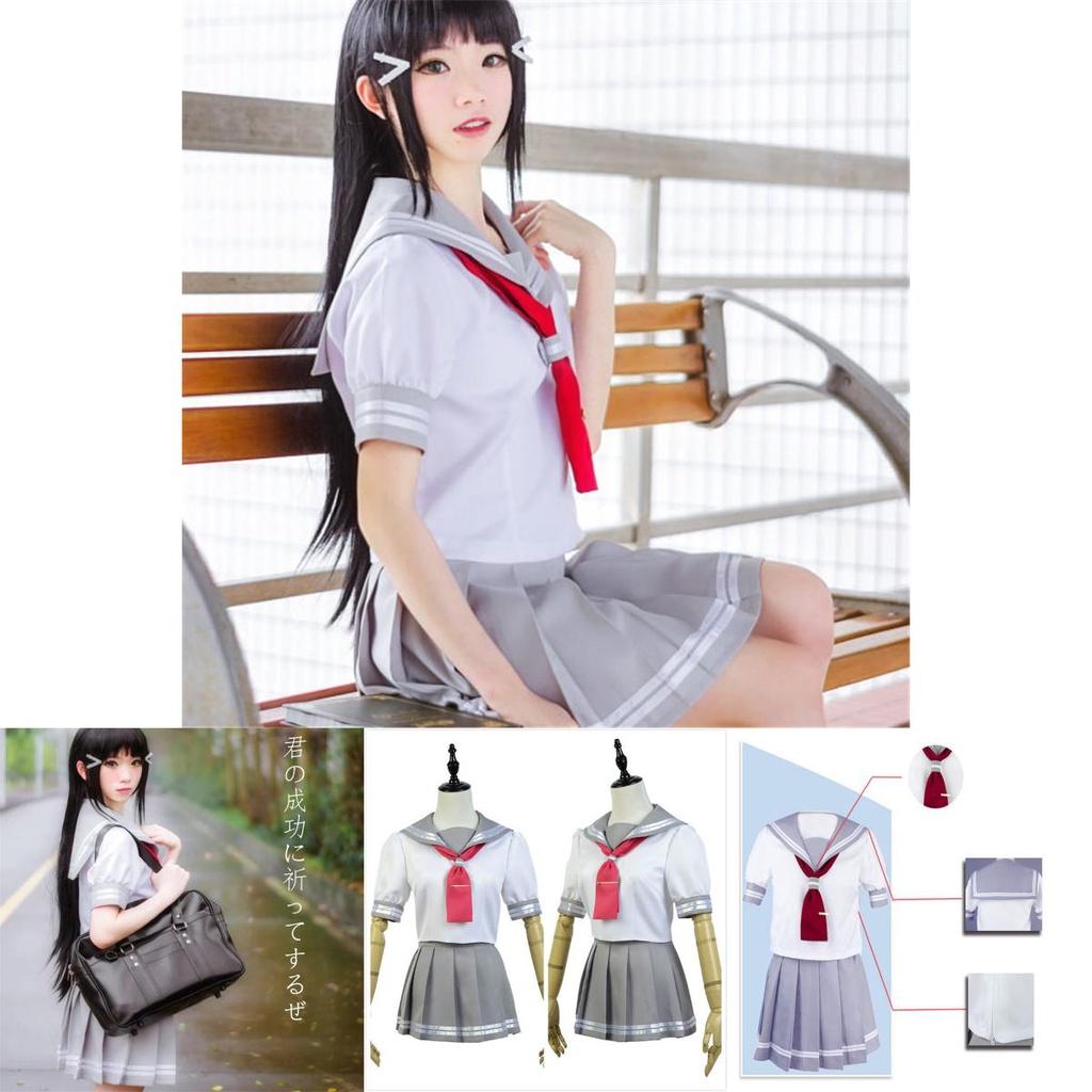 Love Live Sunshine Aqours Така́ми Чи́ка Униформа Матроска Костюм для косплея Юбка Для поклонников аниме
