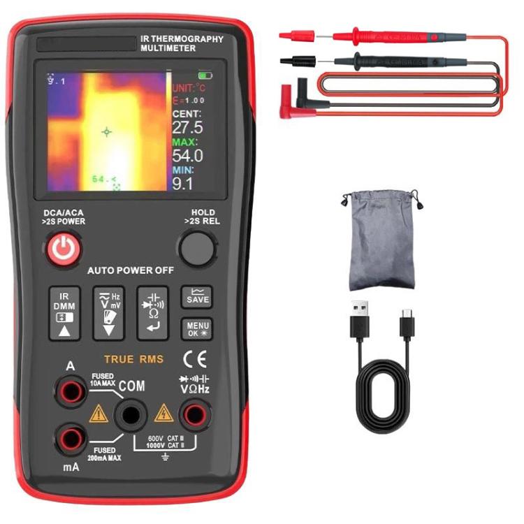 ZT-R01 Handheld HD Infrared Thermal Imaging Multimeter Industrial Power/Floor Heating Thermal Imager