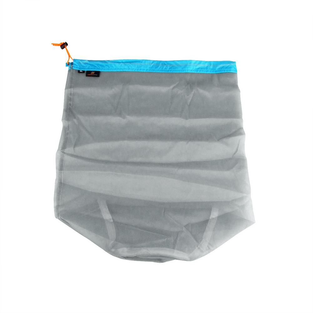 Ultralight Mesh Drawstring Sack Outdoor Travel Hiking Camping Stuff Storage Bag