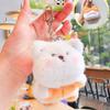 Adorable Plush Keychain Pendant Featuring Cute Transforming Panda Design For Bags And Gifts