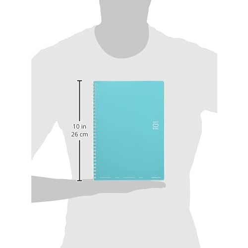 KOKUYO Note Soft Ring Note Dotted Ruled B5 Light Blue -SV301BT-LB Body Size: W183XD5XH252mm/Dotted Horizontal Ruled Line (36 Lines)/170g