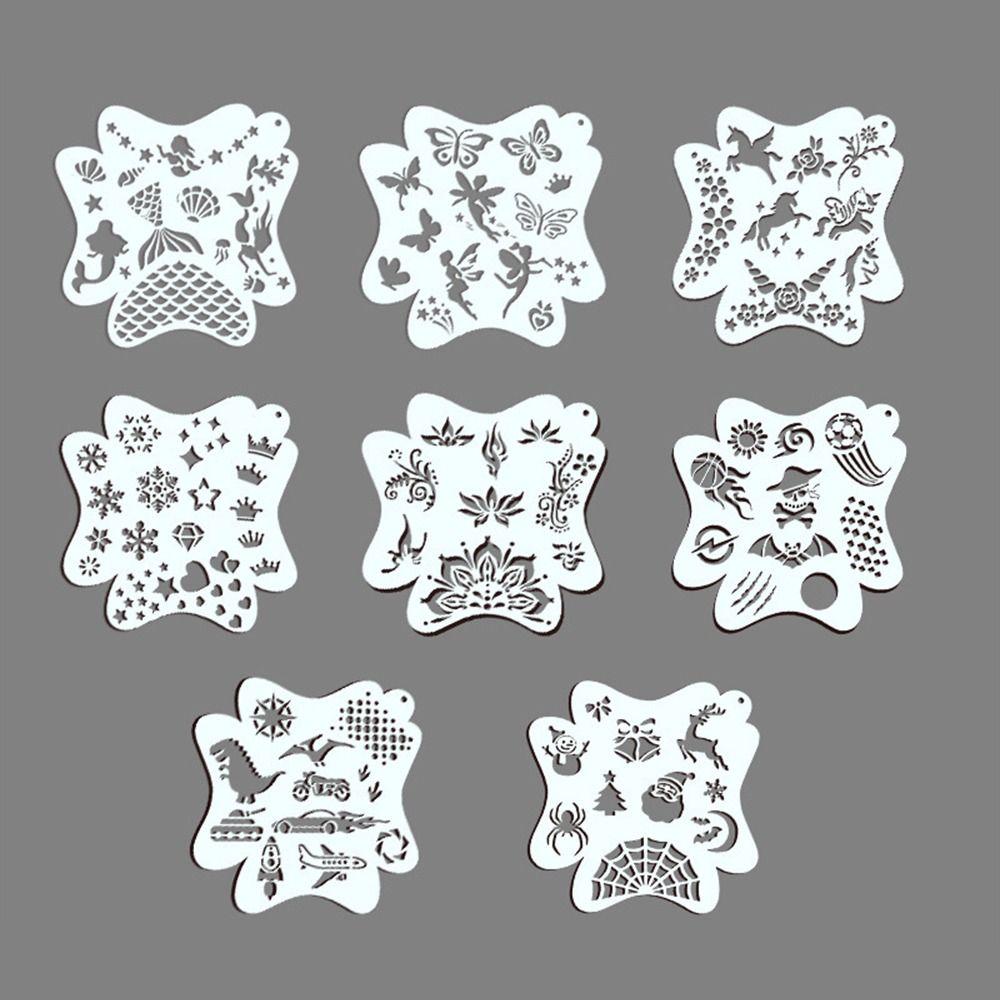 Hollowed DIY Body Art Paint Stencils Copying Stencils Makeup Painting Template  Scrapbooking