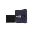Coach Кошелек-портмоне 3-в-1 с принтом логотипа для мужчин Черный CR899-BLK