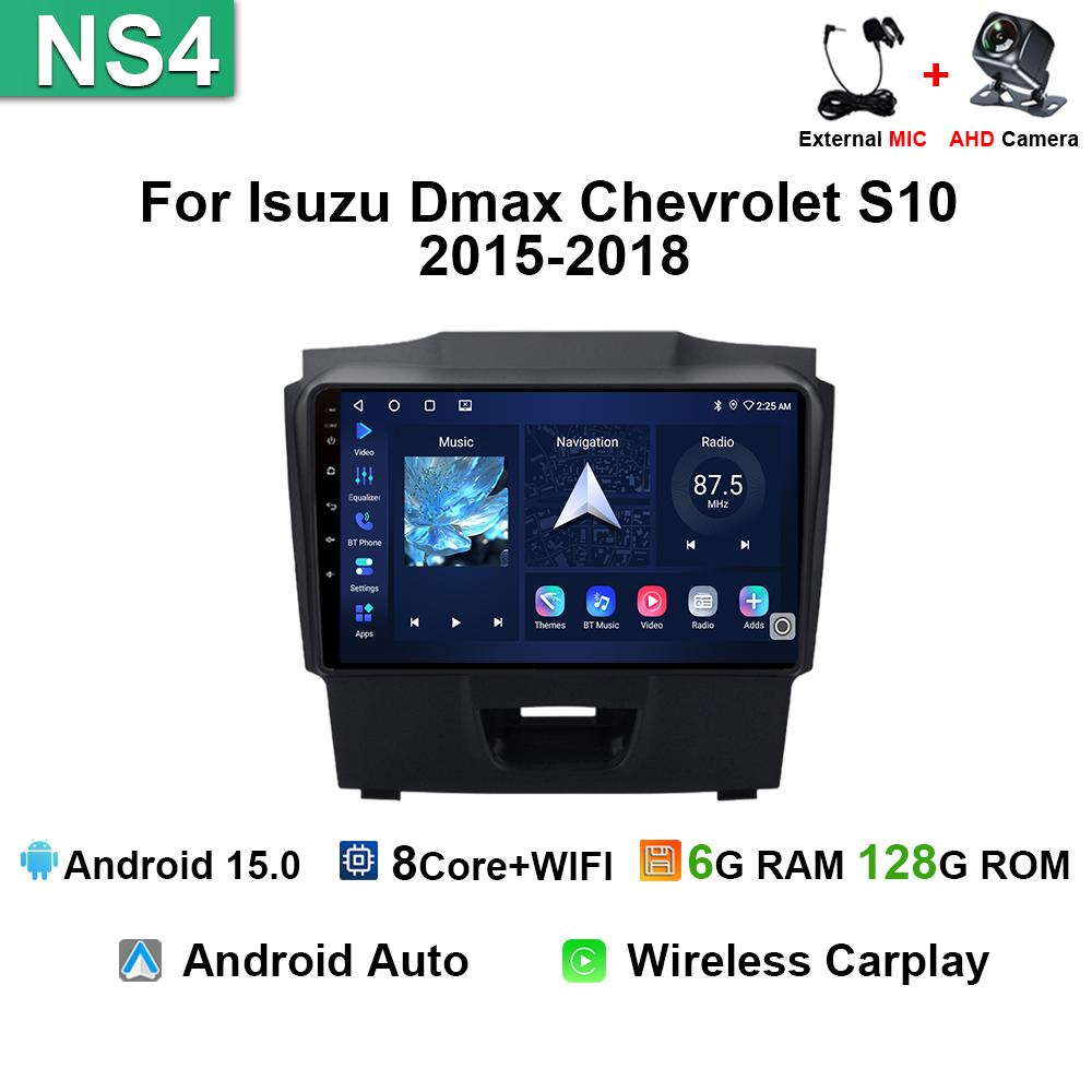 Car Radio For Isuzu D-MAX DMAX Chevrolet S10 2015 - 2018 Android15 Autoradio Multimedia Player Wireless Carplay Navigation GPS YL5