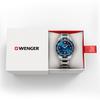 WENGER EXECUTIVE Stainless Steel Case Blue Stainless Steel Quartz 200m Water Analog Executive Men's Watch