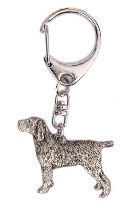 Коллекция брелоков для собак Spinone Italiano, сделанных в Англии