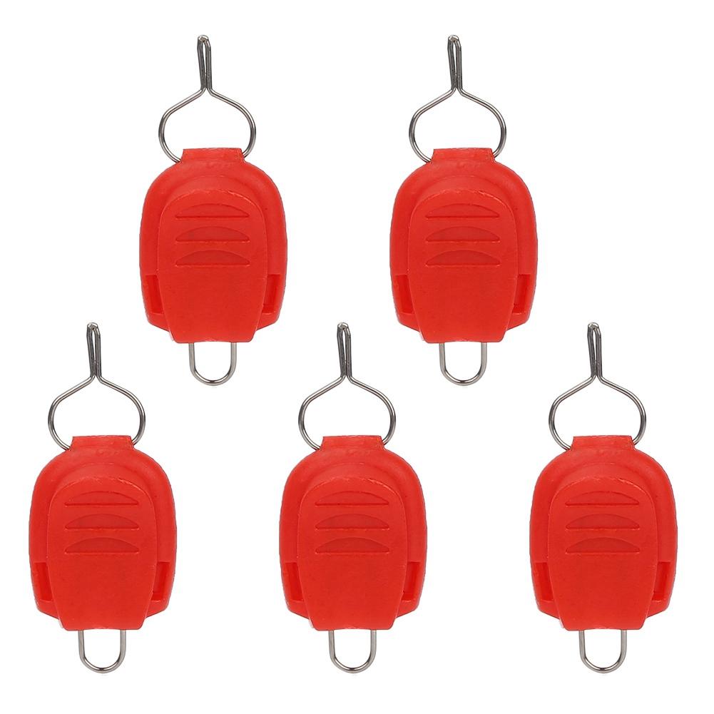 Baitcasting Reel Fishing Line Holder Clip Buckle Stopper (Red)
