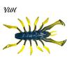 Freshwater Fishing Lures 8Pcs 6cm/2.8g Bionic Insect Soft Bait, Slow Sinking Floating Artificial Lure, Realistic Swimming Baits Swim Bait for