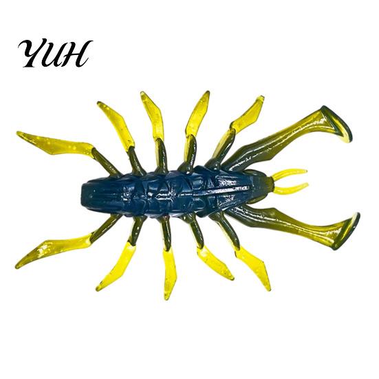 Freshwater Fishing Lures 8Pcs 6cm/2.8g Bionic Insect Soft Bait, Slow Sinking Floating Artificial Lure, Realistic Swimming Baits Swim Bait for