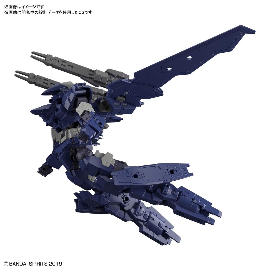 BANDAI SPIRITS 30MM Alto Combat Scale Plastic Model Kit eEXM-17 (Air Version) [Navy] 1/144 Pre-Colored