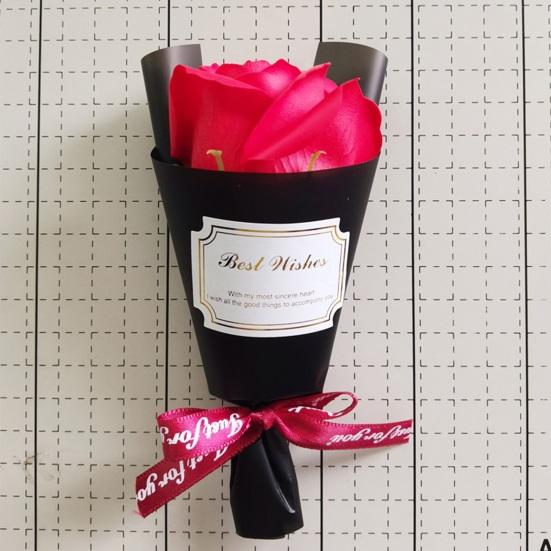 Мини-мыло для ароматерапии с ароматом букета роз, искусственный стабилизированный цветок розы, подарки на День святого Валентина для женщин, девушки, мамы, жены