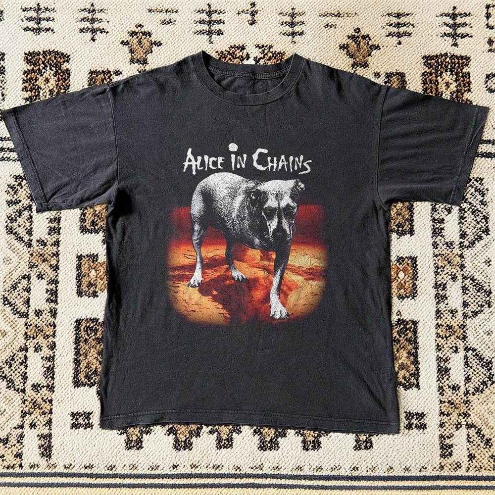 NEW Alice In Chains Three Leg Dog Jar of Flies Black Retro Rock Band TShirt S Unisex T-Shirt