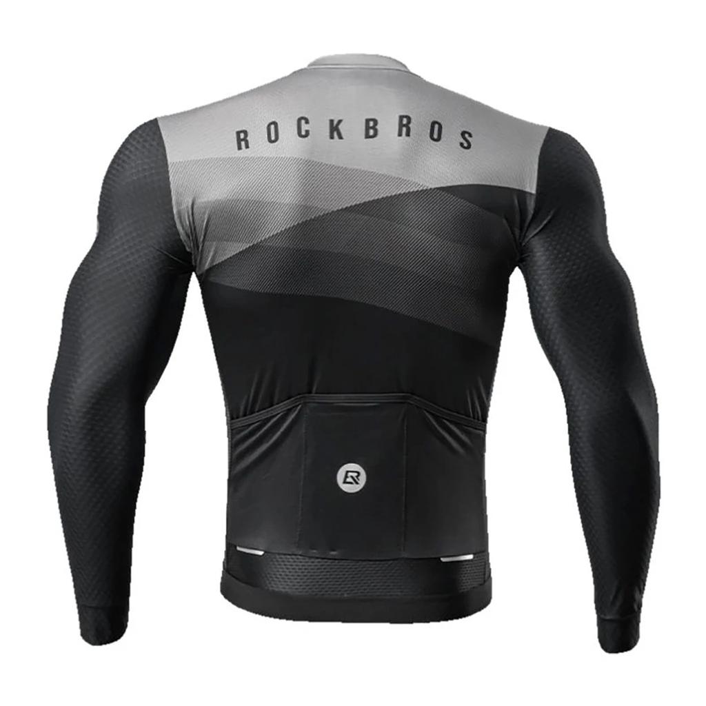 Rockbros Cycling Jersey 15120009005 Long Sleeve Spring/Summer Xxl - Black