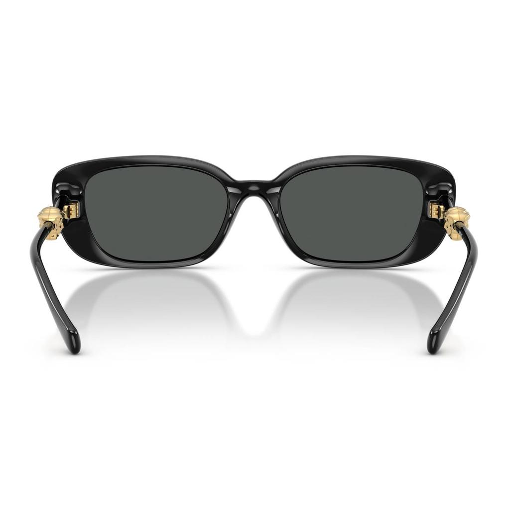 Versace Солнцезащитные очки квадратные с узкой оправой Унисекс Очки черные OVE4504D-GB1/87
