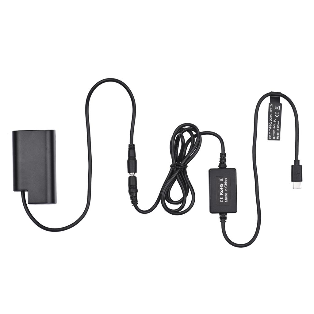 Кабель PD USB TypeC к DMWDCC16, фиктивная батарея, переходник постоянного тока DMWBLJ31, замена для Panasonic LUMIX