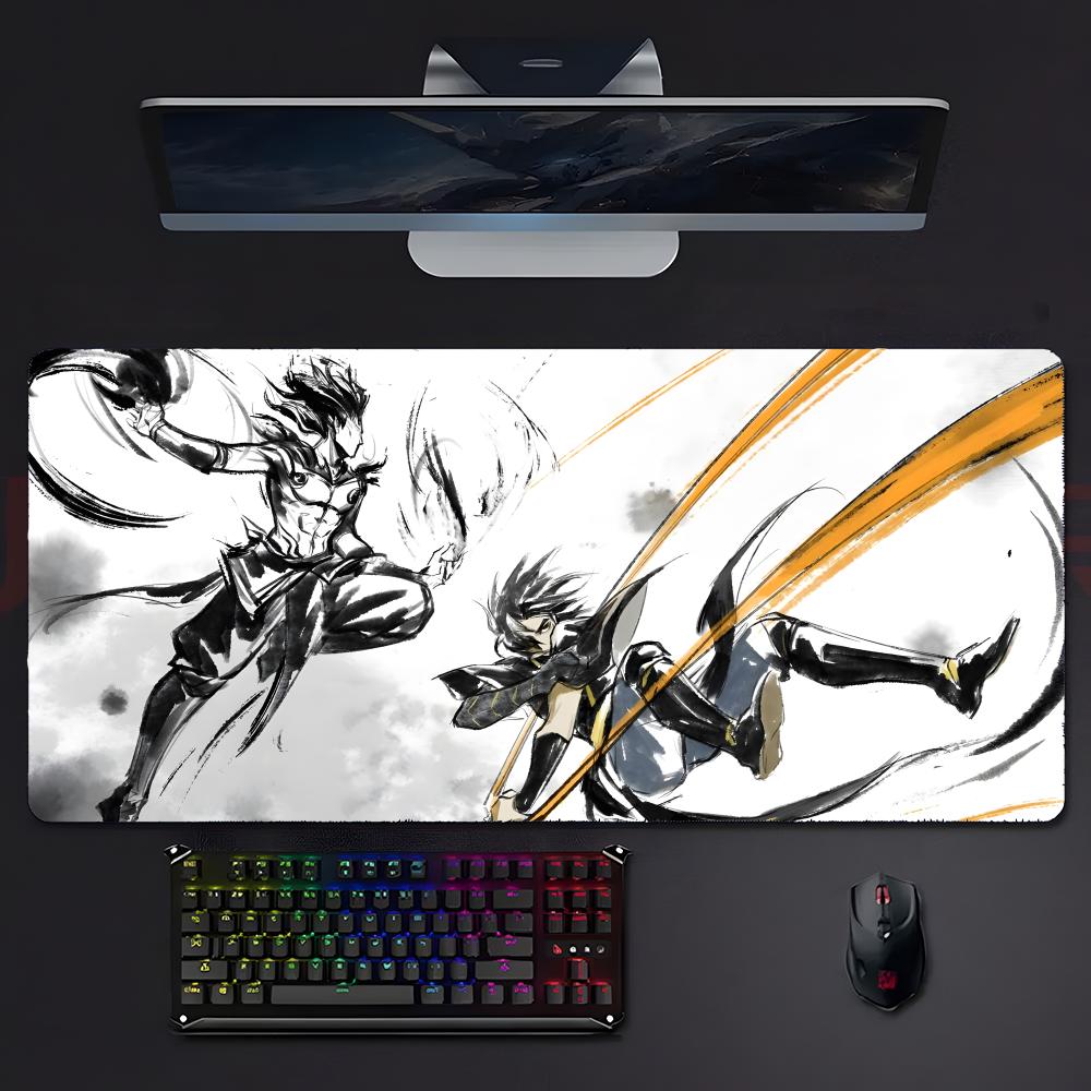 Animation Martial Wwushan Five Elements Mouse Pad Mousepad Large Gaming Lockedge Thickened Pc Table Desk Mat