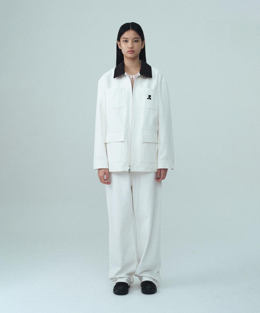 Rest&Recreation Cotton Work Jacket - White