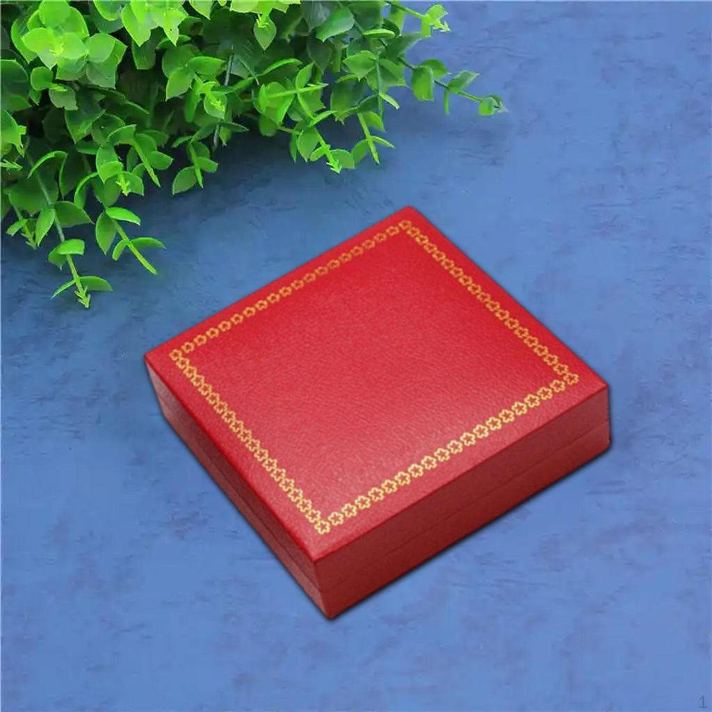 65mm Medal Storage Box Display Case Velvet Lining 3.5x3.5x1inch Accessories for Jewelry Gifts