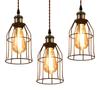 LVWIT 3-Light Pendant Light, Duct Rail Type, E26 Base, Bulb Socket, Lighting Fixture for Wired Duct Rails, Ceiling Lighting, Hanging Light, 48cm