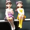 Cute Girls Friendship PVC Material Decorative Set, Suitable For Car Dashboard