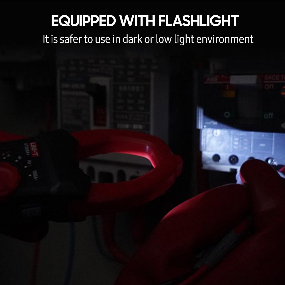 UNI-T UT206A+ Токоизмерительные клещи Цифровой токоизмерительный мультиметр Универсальный измерительный прибор Токоизмерительные клещи с автоматическим выбором диапазона 6099