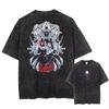 Unisex 2026 Hot Sale Jujutsu Kaisen Kenjaku Vintage Washed T-shirt Anime Streetwear High-quality Trendy Graphic Short Sleeved Tops Tees