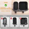 Reusable Dual Basket Baking Tray 6L/3L Air Fryer Silicone Pot Air Fryer Basket  Splash Guard Tool