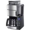 Машина Russell Hobbs для кафе, Cafetière Filtre Semi Automatique 1000W, Moulin à Grains Intégré, программируемая — 25610-56 Измельчение и