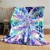 Rainbow Angel with Glittering Wings Patterned blanket, flannel, suitable for all seasons, home decor, warm and cozy