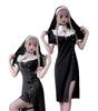Sexy Nun Halloween Sister Set [Cedar Eight] Costume, Costume, Cosplay, 3-piece (L)