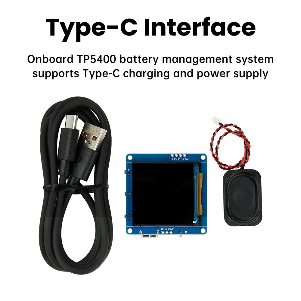 ESP32-AI WIFI Voice Chat Module Intelligent Voice Assistant Supports Ai/Deepseek/Qwen Model Voice Chat Module Type C