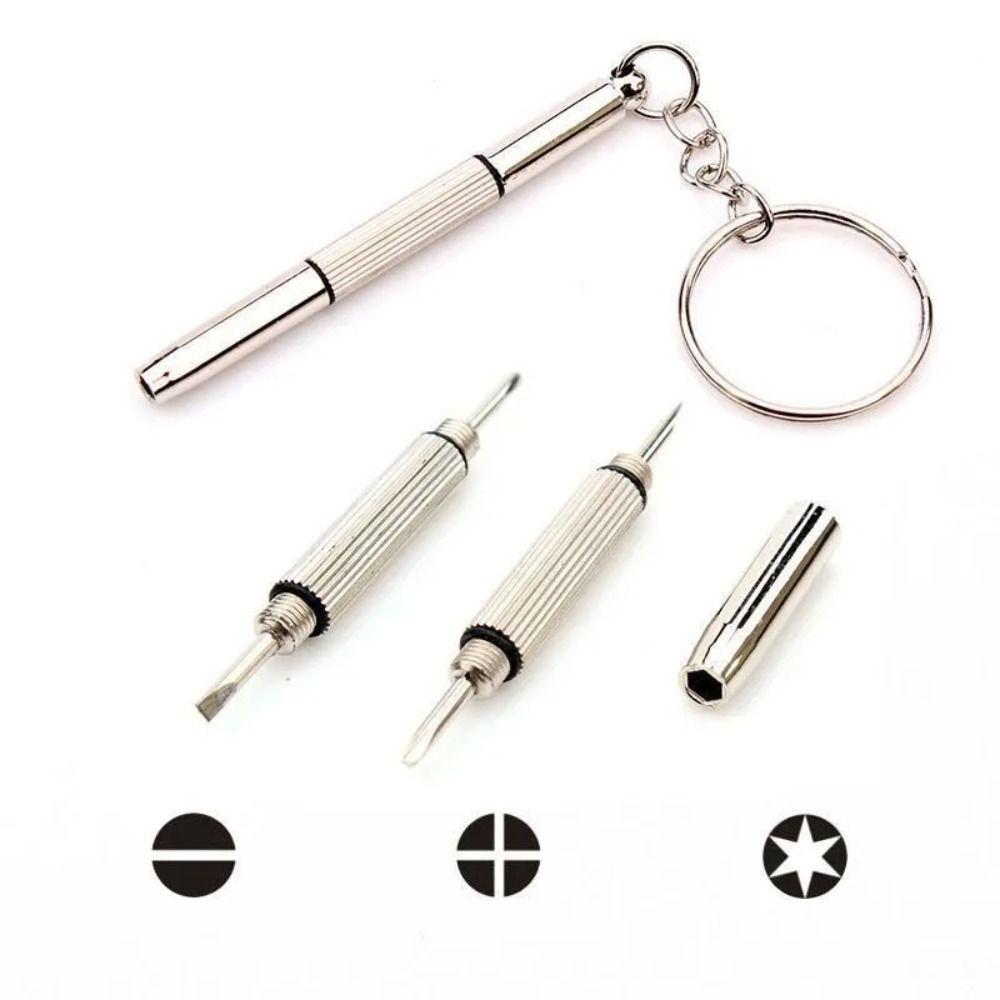 Precision Mini Tools Small Screwdriver Multi-functional Screwdriver With Keychain Manual Tools