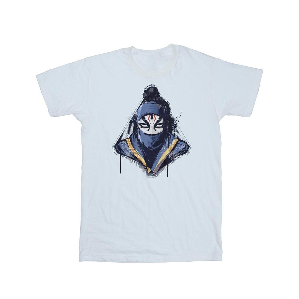 Marvel Mens Shang-Chi And The Legend Of The Ten Rings Razor Fist Masked Paint T-Shirt