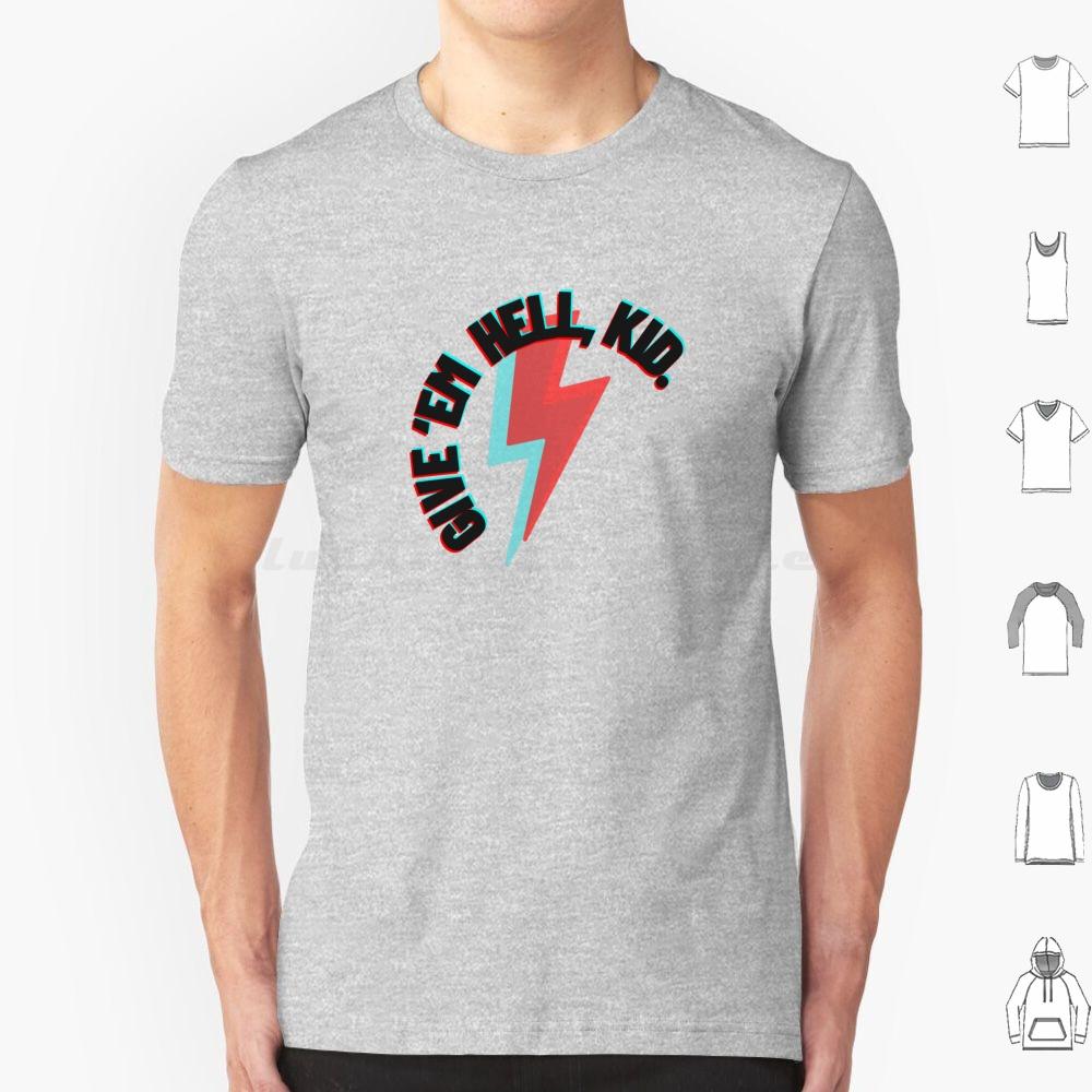 Give em Hell Kid T Shirt Cotton Men Women DIY Print Mcr Gerard Way Mikey Way Ray Toro Frank Iero Three Cheers Three Cheers