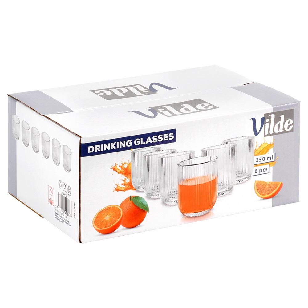 Glasses 250 ml 6 pcs.