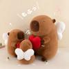 PP Cotton Capibara Anime Fluffty Toy Wing Capybara Plush Doll Cute Capybara Plush Toy Christmas