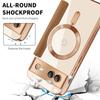 Luxury Leather Wallet Card Flip Clear Phone Case for Google Pixel 9 Pro XL 8A 7A Plating Magnetic Wireless Charging Shockproof Protect Cover